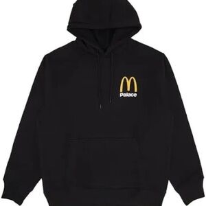 Palace Black Hoodie XMcdonalds